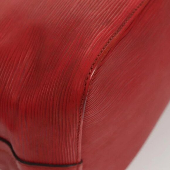 LOUIS VUITTON Epi Petit Noe Shoulder Bag Red M44107 LV Auth 122280 - Picture 4 of 16